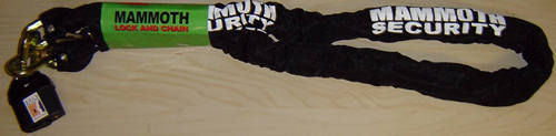 Mammoth security chain and lock