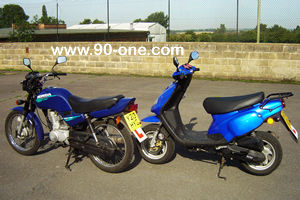 Moped and scooter to Motorbike training